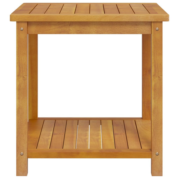 Akazienholz-Beistelltisch Polia 45x45x45cm (massiv)