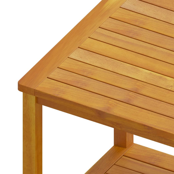 Akazienholz-Beistelltisch Polia 45x45x45cm (massiv)
