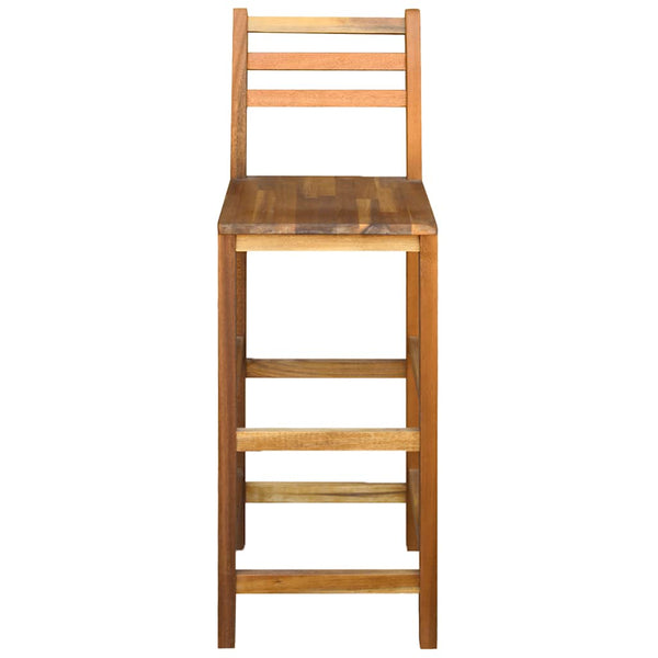 Barhocker Aloisa (2 Stück Akazienholz)