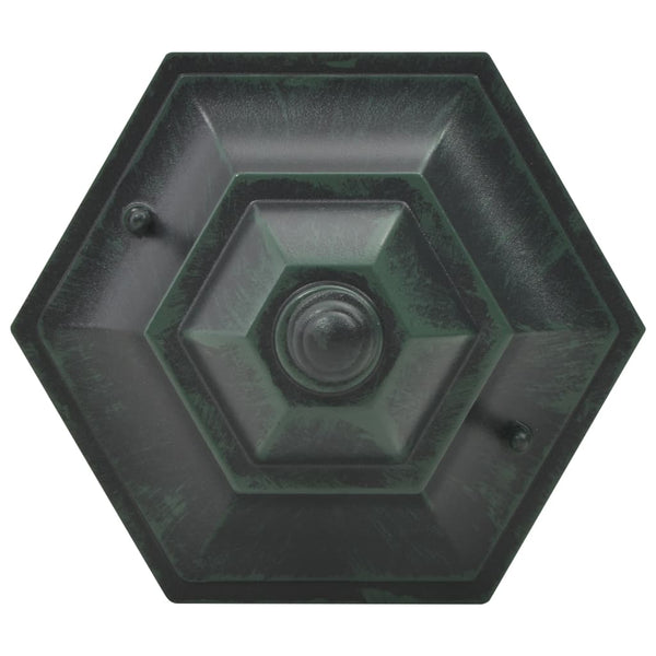 Dunkelgrüne Standsäulenleuchte Sinesie 110cm (6 Stück E27 Aluminium)