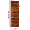 Garderobe Seesamholz Alhasid 118x40cm