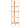 Eckregal Mitra 27x27x110cm (Zedernholz)