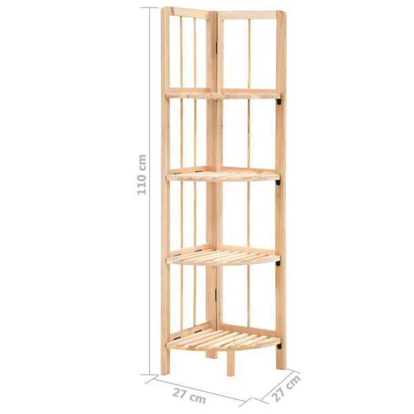 Eckregal Mitra 27x27x110cm (Zedernholz)