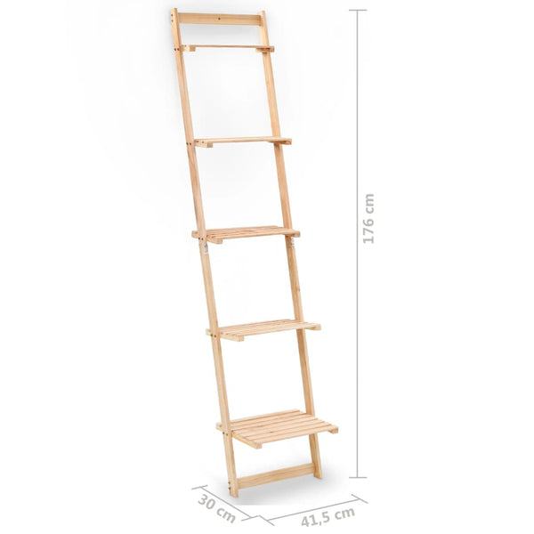Leiterregal Zeder Dalton 41,5x30x176cm
