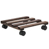 Pflanzrollbretter Birdan 25x25cm (4er-Set Zedernholz)