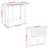 Bistrotisch Malisia 90x50x75cm (Akazienholz)