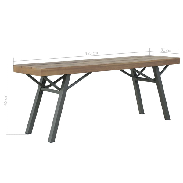 Gartenbank Zoi 120cm (Akazienholz)