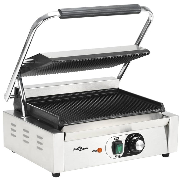 Sandwichgrill geriffelt Bouri 43x30,5x20cm (2200 W)