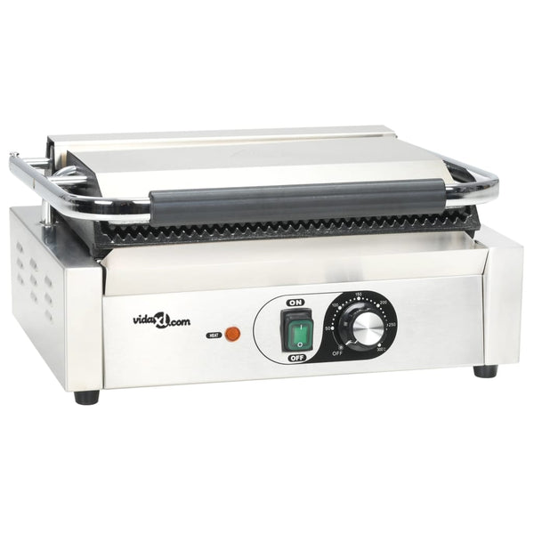 Sandwichgrill geriffelt Bouri 43x30,5x20cm (2200 W)