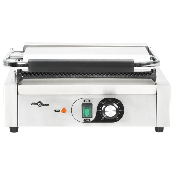 Sandwichgrill geriffelt Bouri 43x30,5x20cm (2200 W)