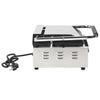 Sandwichgrill geriffelt Bouri 43x30,5x20cm (2200 W)