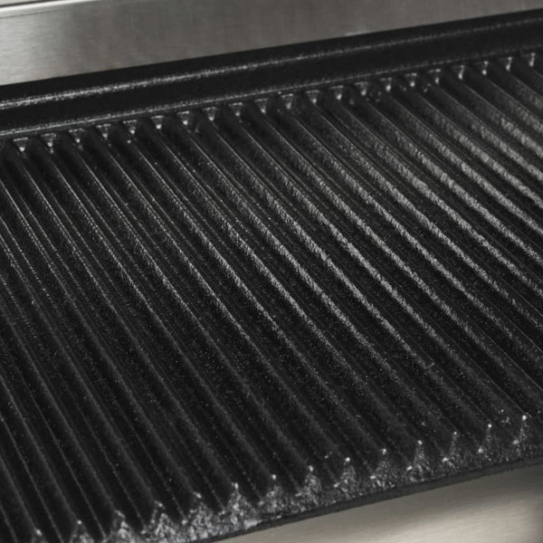 Sandwichgrill geriffelt Bouri 43x30,5x20cm (2200 W)