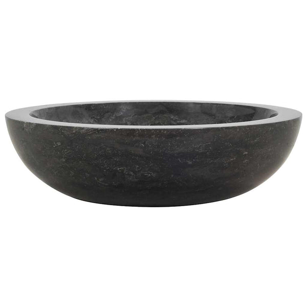 Musta pesuallas marmori Zorita 40x12cm