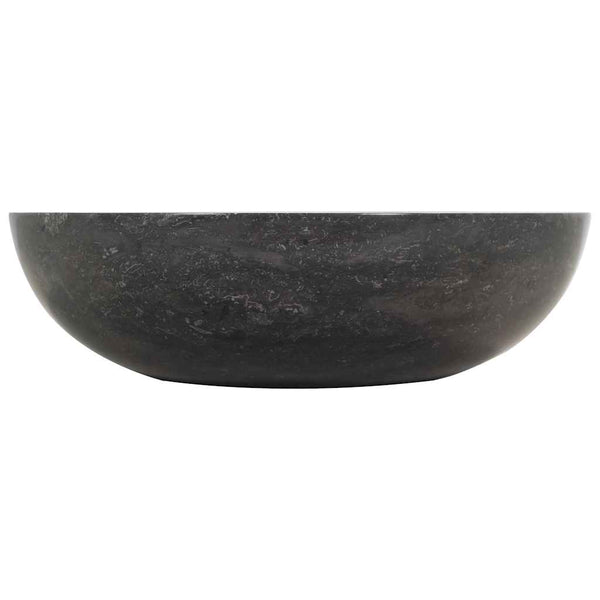 Musta pesuallas marmori Zorita 40x12cm