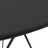Schwarzes Bistro-Set Birlan (3-teilig, Stahl)