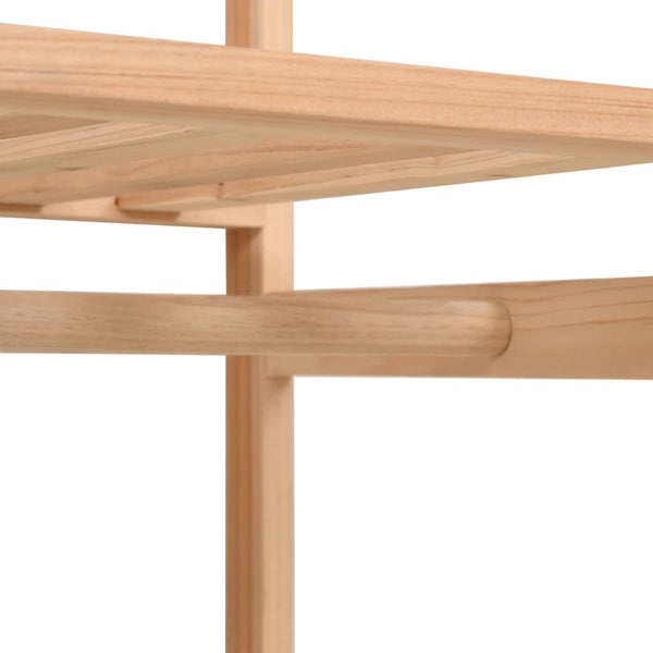 Kleiderschrank Kertesz 110x40x170cm (3 Regalböden)