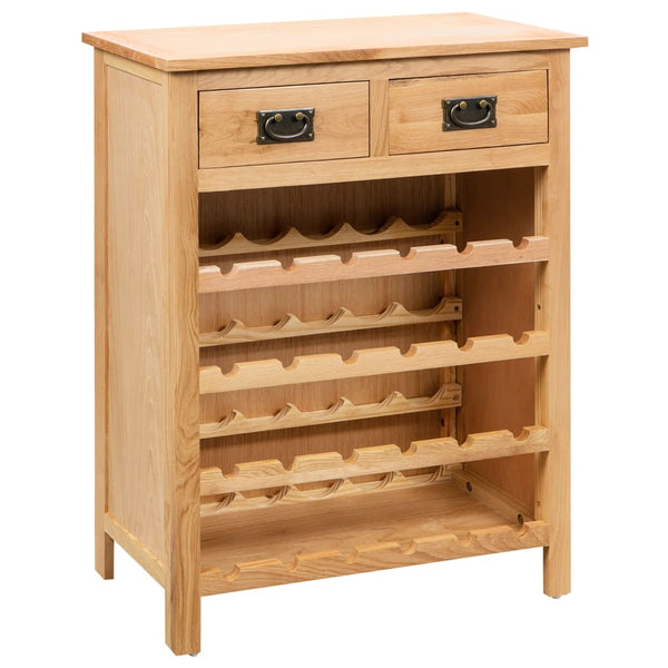 Weinschrank aus Massivholz Eiche Sture 72x32x90cm