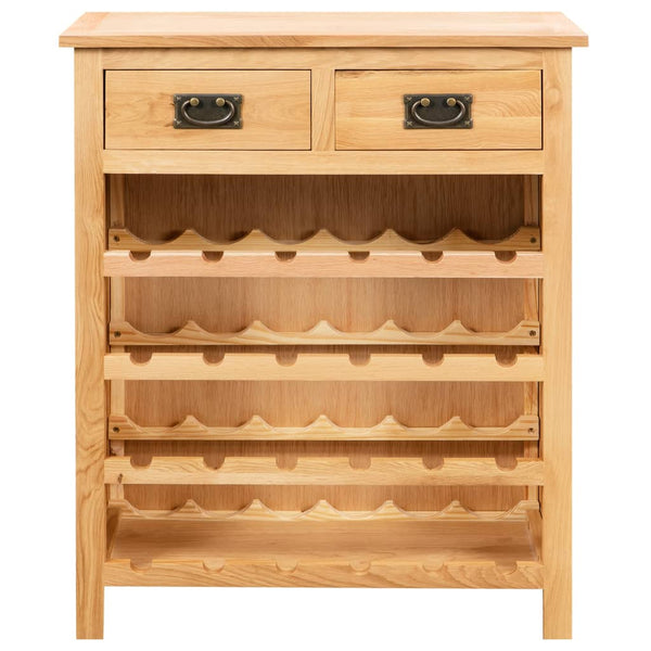 Weinschrank aus Massivholz Eiche Sture 72x32x90cm