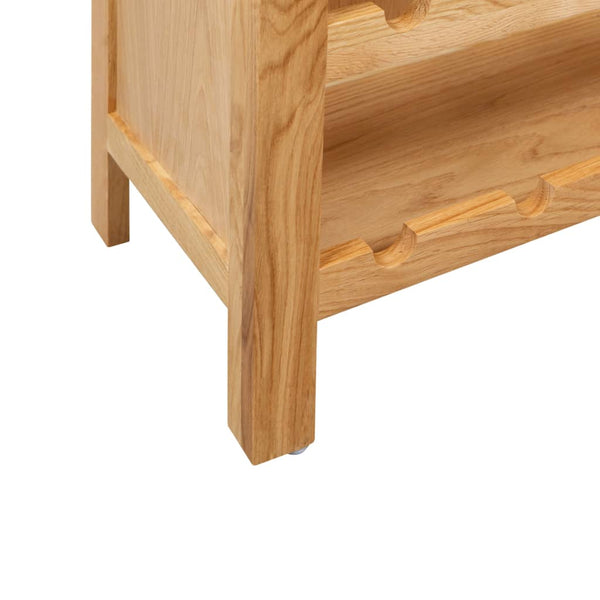 Weinschrank aus Massivholz Eiche Sture 72x32x90cm