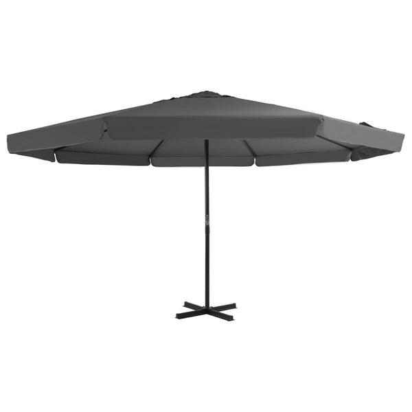 Anthrazit Sonnenschirm Aluminiumstange Goldi 500cm
