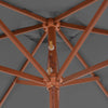 Sonnenschirm Anthrazit Holzgestell Hamwi 270cm