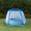 Blauer Poolzeltstoff Naoma 500x433x250cm