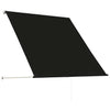 Anthrazitfarbene ausziehbare Markise Golban 150x150cm