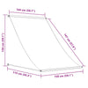 Anthrazitfarbene ausziehbare Markise Golban 150x150cm