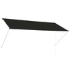 Anthrazitfarbene Kurbelmarkise Golban 300x150cm