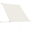 Cremefarbene Einrollmarkise Golban 150x150cm