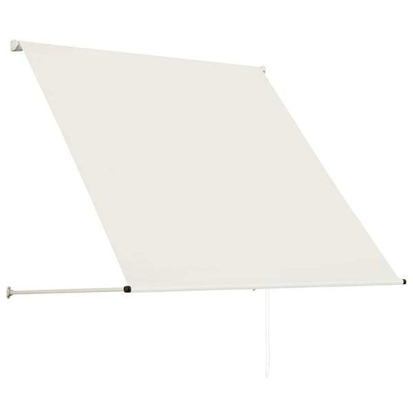 Cremefarbene Einrollmarkise Golban 150x150cm