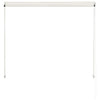 Cremefarbene Einrollmarkise Golban 150x150cm