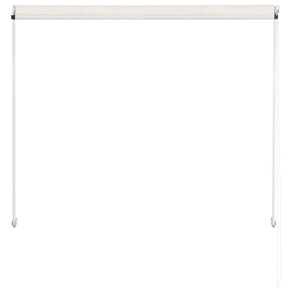 Cremefarbene Einrollmarkise Golban 150x150cm