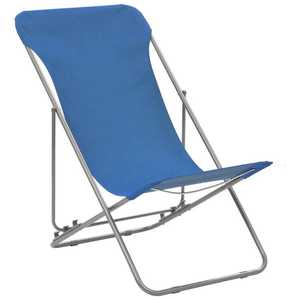 Ihre klappbaren Strandstühle Fega (2 Stück Stahl und Oxford-Gewebe)