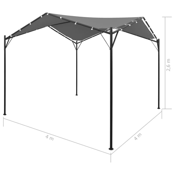 Dach Anthrazit Rosii 4x4 m