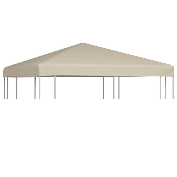 Beige huvimajan katto Cicu 3x3 m (310 g / m²)