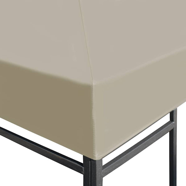 Beige huvimajan katto Cicu 3x3 m (310 g / m²)