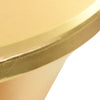 Goldfarbene Tischdecken Melha 70cm (2 Stück, dehnbar)