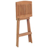 Klappbare Barhocker Beldi (4 Stück Teak)