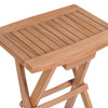 Klappbare Barhocker Beldi (4 Stück Teak)