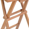 Klappbare Barhocker Beldi (4 Stück Teak)