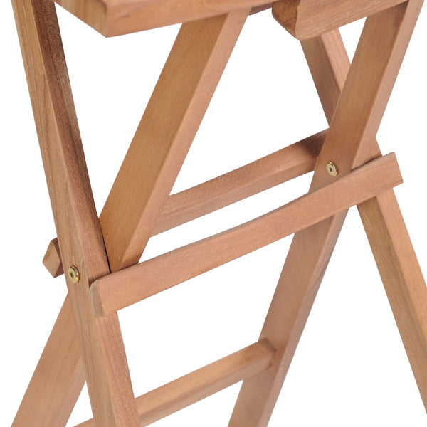 Klappbare Barhocker Beldi (4 Stück Teak)