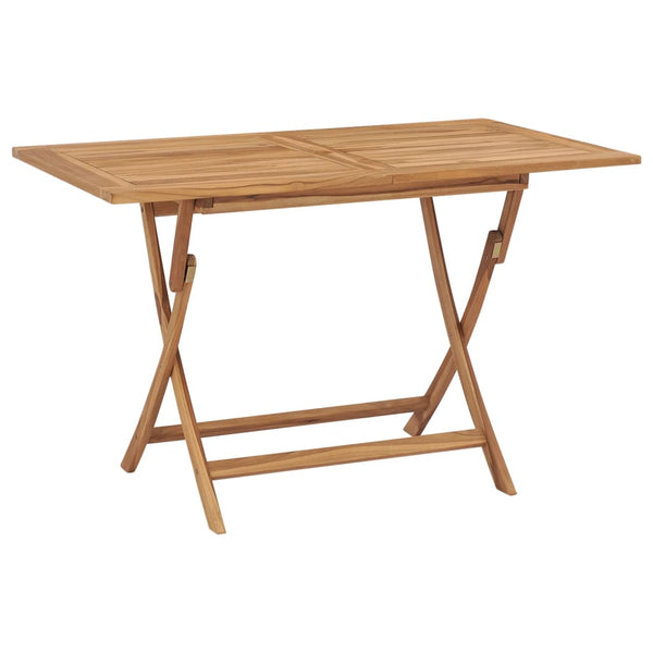 Klappbarer Gartentisch Ginela 120x70x75cm (Teak)