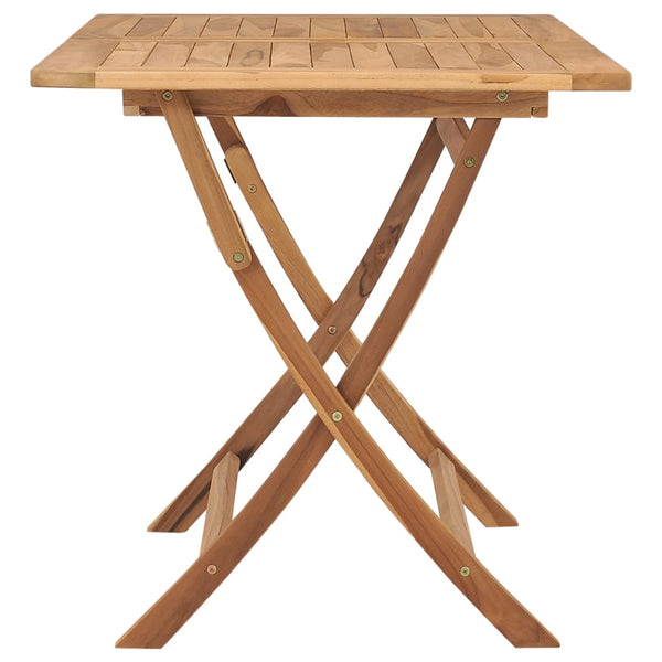 Klappbarer Gartentisch Ginela 120x70x75cm (Teak)