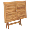 Klappbarer Gartentisch Ginela 120x70x75cm (Teak)
