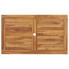 Klappbarer Gartentisch Ginela 120x70x75cm (Teak)