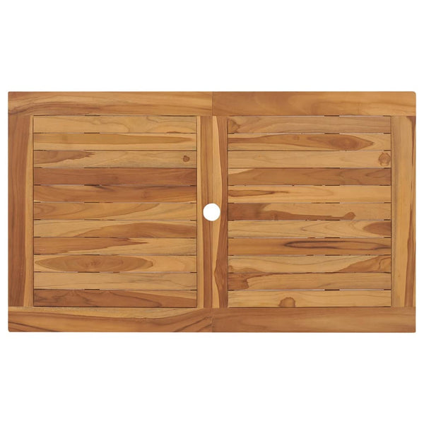 Klappbarer Gartentisch Ginela 120x70x75cm (Teak)