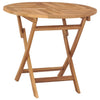 Klappbarer Gartentisch Azeita 85x76cm (Teak)