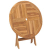 Klappbarer Gartentisch Azeita 85x76cm (Teak)
