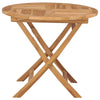 Klappbarer Gartentisch Azeita 85x76cm (Teak)